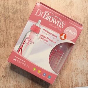 Dr. Brown's Natural Flow Baby Bottles - Pink